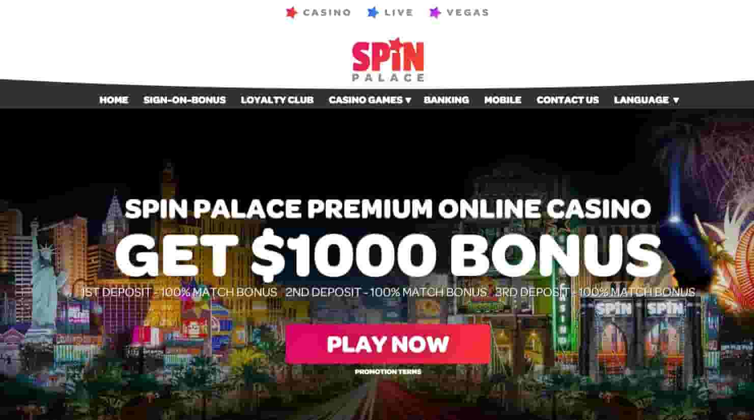 Spin casino live